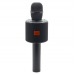 Беспроводной караоке микрофон Handheld KTV Q100 (Bluetooth, колонка, USB) чёрный#190274