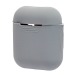 Чехол - силиконовый, тонкий для кейса Apple AirPods/AirPods 2 (grey)#178067