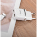 Сетевой адаптер HOCO 2USB C12 + кабель Apple 8-pin 2.4A (White)#1394909