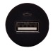 Адаптер автомобильный - АЗУ-USB for Apple iPhone 4/4s 1000 mA (black)#2109540