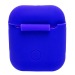 Чехол - силиконовый, тонкий для кейса Apple AirPods/AirPods 2 (blue)#187056