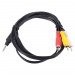 Кабель TELECOM 3.5 Jack (M) / 3 RCA (M), 2 м. (1/150)#2116940