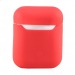 Чехол - Soft touch для кейса Apple AirPods 2 (red)#187625