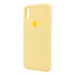 Чехол-накладка - Soft Touch для Apple iPhone XR (yellow)#189016