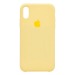 Чехол-накладка - Soft Touch для Apple iPhone XR (yellow)#189015