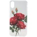 Чехол-накладка TPU - Розы красные для iPhone X/XS#192345