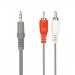 Кабель соединительный SMART BUY 3.5 Jack (M) - 2xRCA (M), стерео, аудио, 3,0 м, в пакете (1/200)#193422