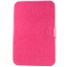 Чехол универсальный с силиконовой вставкой 7 под кожу розовый#202465