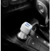 Адаптер автомобильный Hoco Z23 2USB/5V/2.4A (white)#1624150