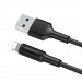 Кабель USB - Apple lightning Borofone BX1 EzSync (black)#1982486