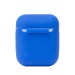 Чехол - силиконовый, тонкий для кейса Apple AirPods 2 (blue)#203867