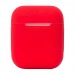 Чехол - силиконовый, тонкий для кейса Apple AirPods 2 (red)#211127