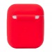 Чехол - силиконовый, тонкий для кейса Apple AirPods 2 (red)#211129