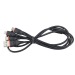 Кабель USB - Multi connector BOROFONE BX17 3 в 1 для iPhone/micro/Type C (черный) 1m#214742