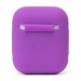 Чехол - силиконовый, тонкий для кейса Apple AirPods 2 (violet)#215324