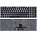 Клавиатура для ноутбука Lenovo IdeaPad G50-70 G50-30 черная с серой рамкой c подсветкой#424964