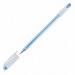 Ручка гелевая CROWN HJR-500H 0,7мм голубая, шт#991118