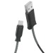 Кабель USB - Apple lightning Hoco X24 Pisces, 100 см. (black)#220891