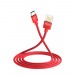 Кабель USB - Type-C Hoco U55 2.4A 1.2м (red)#1720528