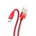 Кабель USB - Type-C Hoco U55 2.4A 1.2м (red)#1720529