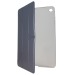Чехол-книжка для iPad MiNi 4 кож.зам-пластик прозрачная крышка синий#221518