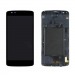Дисплей для LG K8 LTE (K350e) в рамке + тачскрин (черный)#2104827