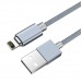 Кабель USB HOCO (U40A) для iPhone Lightning 8 pin магнитный (1м) (серый)#296760