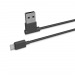 Кабель USB HOCO (UPM10) microUSB L-образный (1,2м) (черный)#1648428