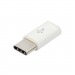 Адаптер VIXION (AD44) micro USB - Type-C (белый)#1402721