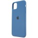 Чехол-накладка Soft touch для Apple iPhone 11Pro Max/6.5 (пол.защ)(020)синий#226230