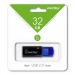 Флеш-накопитель USB 32 Gb Smart Buy Click (blue)#713514