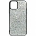 Чехол Case Rainbow на iPhone 11Pro (блестки и стразы-серебро) 5#228086