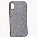 Чехол Case Rainbow на iPhone XR (блестки и стразы-черный) 3#1828765
