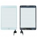 Тачскрин для iPad mini 3 (с разъемом) + золотая кнопка HOME (белый)#252977