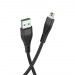 Кабель USB - micro USB Hoco U53 Flash 4A (black)#1983485