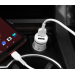 Автомобильное зарядное устройство USB Hoco Z27 (2 порта, кабель Type-C) Белый#1726673