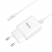 Адаптер сетевой Hoco C62A + кабель MicroUSB (Белый)#417229
