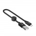 Кабель USB - Apple lightning Hoco X35 Apple черный 0,25м#1891418