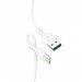 Кабель USB - micro USB Hoco X33 Micro, 4А, белый 1м#254892