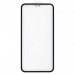 Защитное стекло "Оптима" для iPhone Xr/11 Черное (Закалённое, полное покрытие)#635002