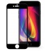 Защитное стекло "Премиум" для iPhone 7 Plus/8 Plus Черное (Закалённое+, полное покрытие)#442624