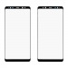 Стекло для переклейки Samsung N950 Galaxy Note 8 (черный)#350605