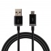 Кабель USB - MicroUSB для Samsung Черный - Ориг#1656304