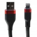 Кабель USB - Apple lightning Hoco U72 Apple, черный 1,2м#270269