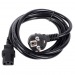Кабель компьютер-розетка VCOM 220V (EURO) <VDE> 3G*1mm 2, 10А, 1.8 м. (1/45)#295940