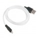 Кабель USB - Apple lightning Hoco X21 PLUS Apple черно-белый 2м#294598