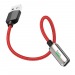 Разветвитель-кабель Hoco LS28 Apple, (наушники lightning+зарядка) светло-серый#1648455