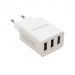 Сетевое зарядное устройство TREQA CS-209, 3USB+кабель Apple 1м, белый#1395040