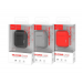 Чехол Hoco WB10 для AirPods 1/2, силиконовый, красный#1724748