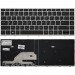 Клавиатура HP ProBook 640 G5 серебро с рамкой#1844382